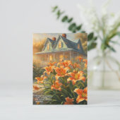 Tijgerlelie Symboliek Briefkaart (Staand voorkant)