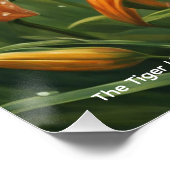 Tijgerlelie Symboliek Perfect Poster (Hoek)