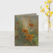 Tijgerlelies 4 x 5.6" kaart (Gele Bloem)