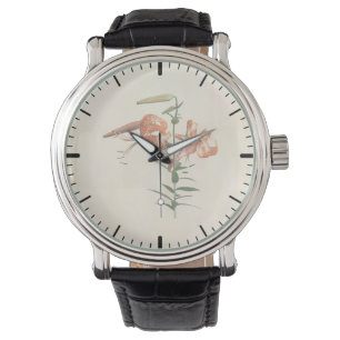 Tijgerlelies en -knoppen horloge