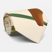 Tijgerlelies en -knoppen stropdas (Opgerold)