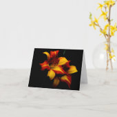 Tijgerlelies... Kaart (Gele Bloem)