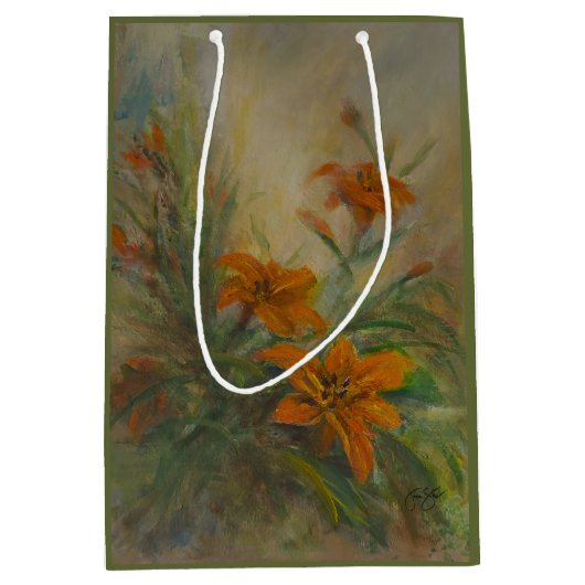 Tijgerlelies Medium Cadeauzakje (Voorkant)