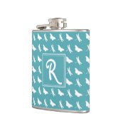 Tijgerlibel en Waterjuffer Monogram Heupfles (Links)