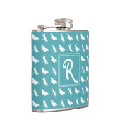 Tijgerlibel en Waterjuffer Monogram Heupfles (Rechts)