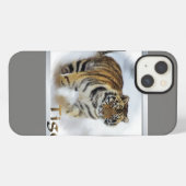 Tijgerliefhebbers iPhone Hoesje (Achterkant horizontaal)