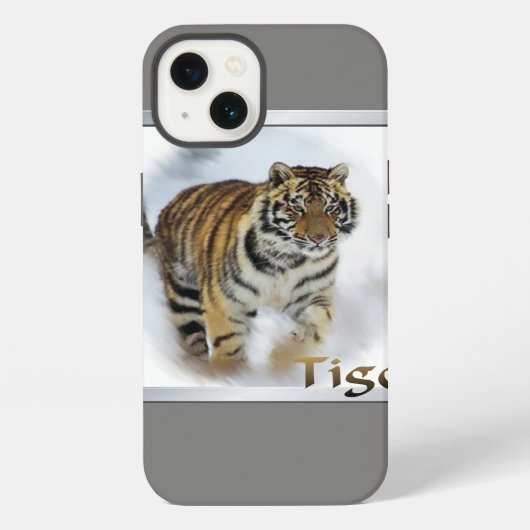 Tijgerliefhebbers iPhone Hoesje (Achterkant)