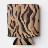 Tijgerluipaard: Dierlijke huid naadloos Blikjeskoeler (Achterkant)