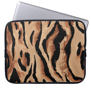Tijgerluipaard: Dierlijke huid naadloos Laptop Sleeve