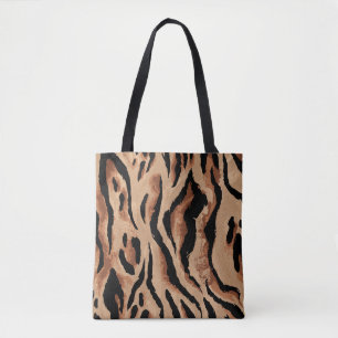 Tijgerluipaard: Dierlijke huid naadloos Tote Bag
