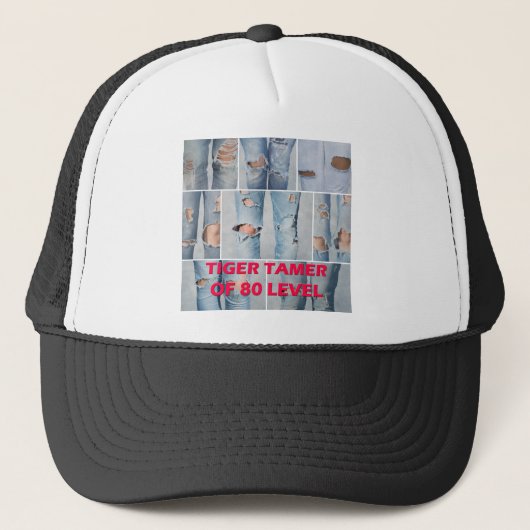 tijgermanipulator van 80-niveau trucker pet (Voorkant)