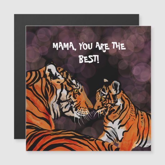 Tijgermoeder ansichtkaart (Voorkant / Achterkant)