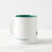 TijgerMok Tweekleurige Koffiemok (Voorkant links)