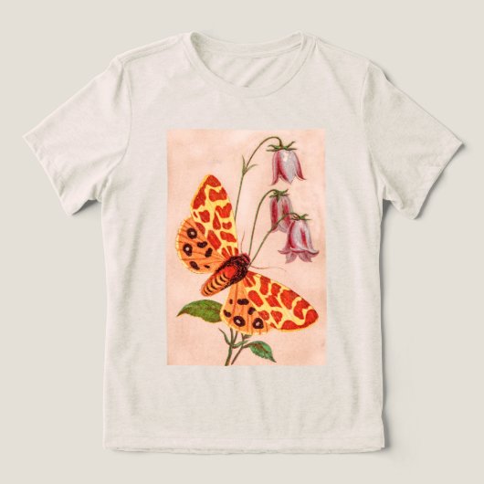  tijgermot Tri-Blend shirt (Design voorkant)