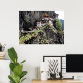 tijgernest bhutan poster (Thuiskantoor)