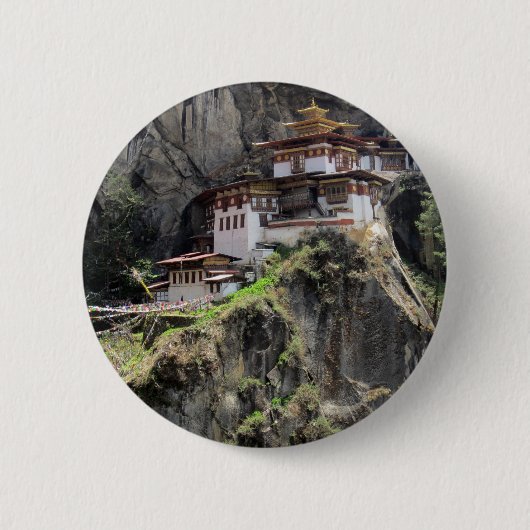 tijgernest ronde button 5,7 cm (Voorkant)