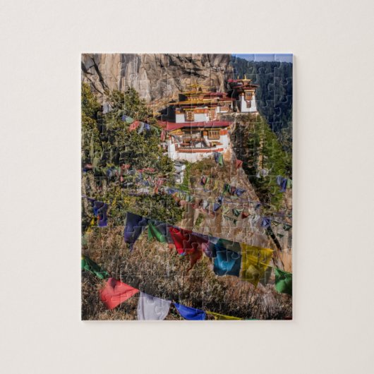 Tijgernestklooster, Bhutan Legpuzzel (Verticaal)