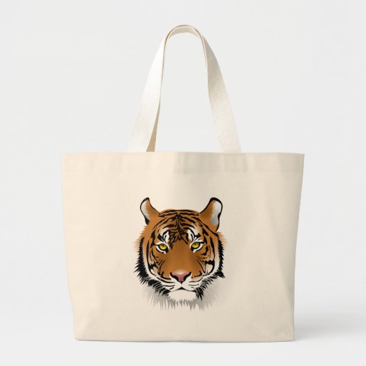 Tijgerogen Grote Tote Bag (Voorkant)