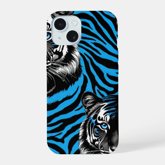 Tijgerogen iPhone 15 Case (Achterkant)