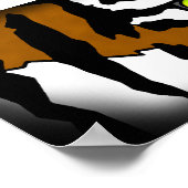 Tijgerogen (klein) poster (Hoek)