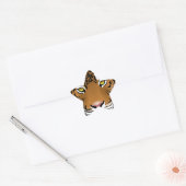 Tijgerogen Ster Sticker (Envelop)