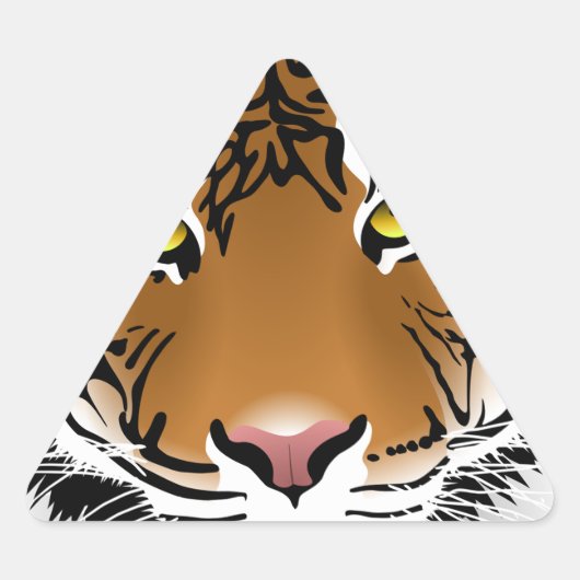 Tijgerogen Sticker (Voorkant)