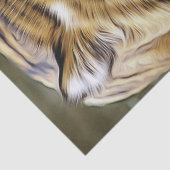 tijgerolieverf tissuepapier (Detail)