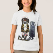 tijgerondergoed Tri-Blend shirt (Voorkant)