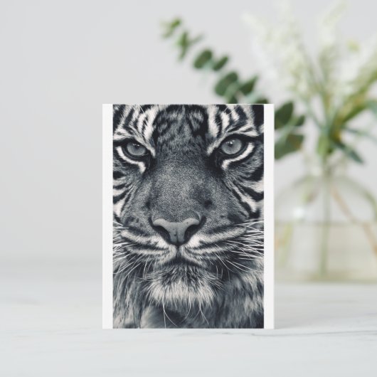 tijgerontwerp briefkaart (Staand voorkant)