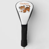 Tijgerontwerp Golfheadcover (Voorkant)