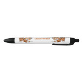 Tijgerontwerp Zwarte Inkt Pen (Bodem)