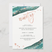 Tijgeroog Geode en namaak roosgoud uitzicht | 90st Kaart (Voorkant)