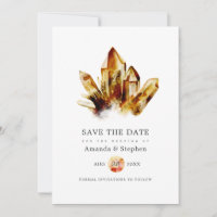 Tijgeroog Kristallen Trouw Save The Date