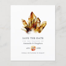 Tijgeroog Kristallen Trouw Save The Date
