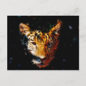 Tijgeropkomende Briefkaart (Voorkant)