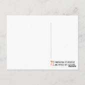 Tijgerpaal Briefkaart (Achterkant)