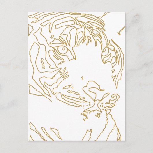 Tijgerpaal Briefkaart (Voorkant)