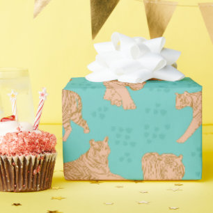 tijgerpaden cadeaupapier
