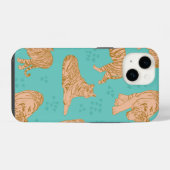 tijgerpaden iPhone hoesje (Achterkant horizontaal)