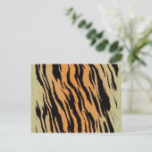 tijgerpatroon briefkaart (Staand voorkant)
