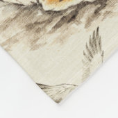 Tijgerpatroon Fleece Deken (Hoek)