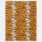 tijgerpatroon fleece deken (Voorkant)