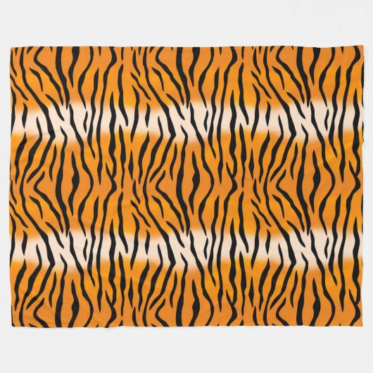 tijgerpatroon fleece deken (Voorkant (Horizontaal))
