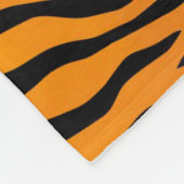 tijgerpatroon fleece deken (Hoek)