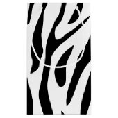 Tijgerpatroon in vector klein cadeauzakje (Achterkant)