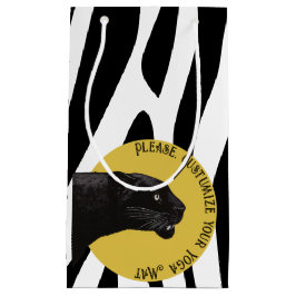 Tijgerpatroon in vector klein cadeauzakje