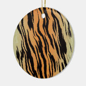 Tijgerpatroon Keramisch Ornament (Links)