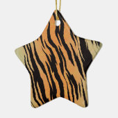 tijgerpatroon keramisch ornament (Links)