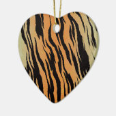 tijgerpatroon keramisch ornament (Links)