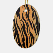 tijgerpatroon keramisch ornament (Links)